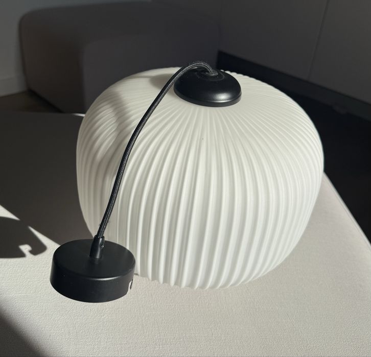 Lampa wisząca biała