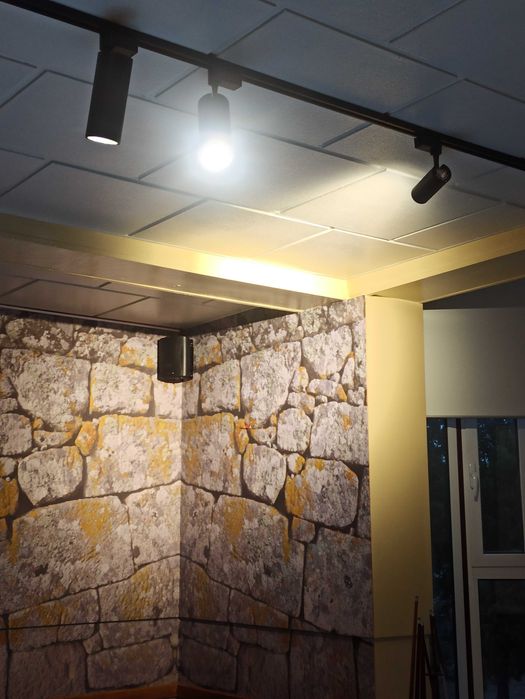 Calhas + Focos de interior-Led 15w