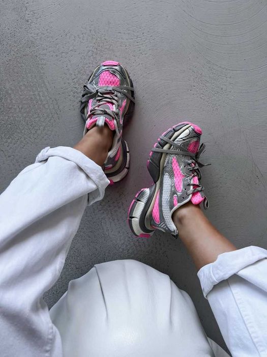 Кросівки Balenciaga 3XL - сіро/рожеві (36-40р)