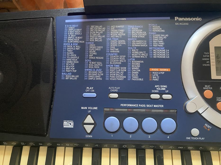 Teclado arranjador Panasonic SX-KC200 em excelente estado !