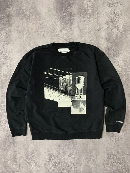 (Розмір M) Світшот Calvin Klein Jeans чорний