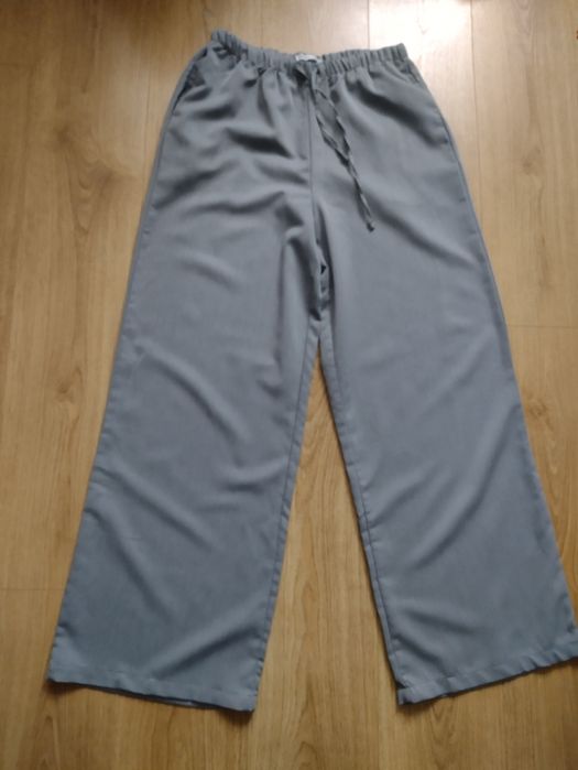 Spodnie szeroka nogawka Sinsay