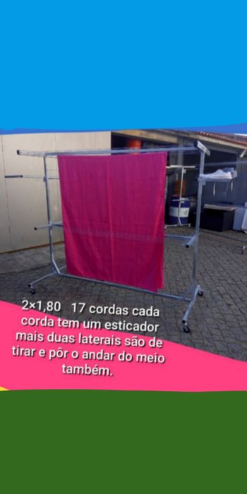 Estendais novos galvanizados com rodas, apartir de 80€
