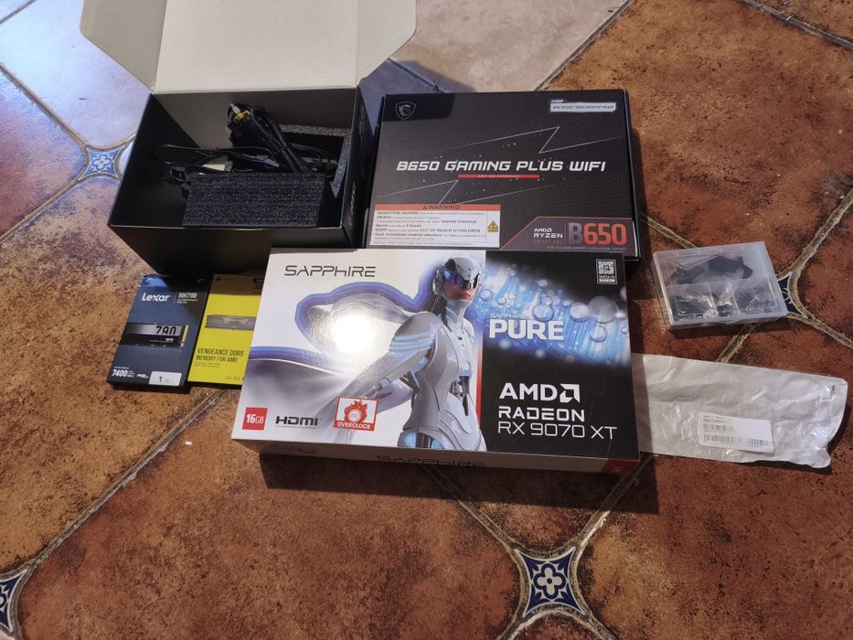KOMPUTER GAMINGOWY|Ryzen 7 7800X3D|Sapphire Radeon Rx 9070 XT|32GBDDR5