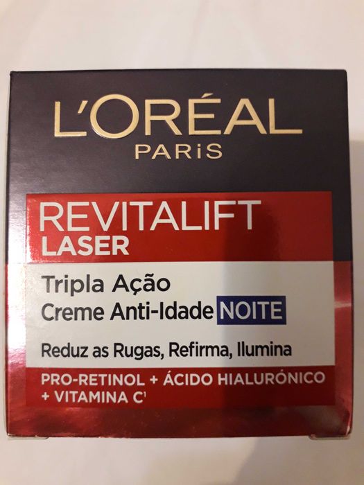 Creme L'Oréal Paris Antirugas Revitalift Noite-Dia, Olhos, Serum 10€