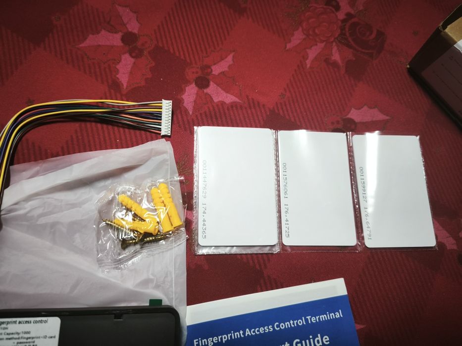 2x Máquina acesso controlo e registo  assiduidade impressão digital