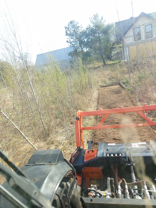 Mulczowanie wgłębne mulczer leśny czyszczenie działek  wycinka drzew