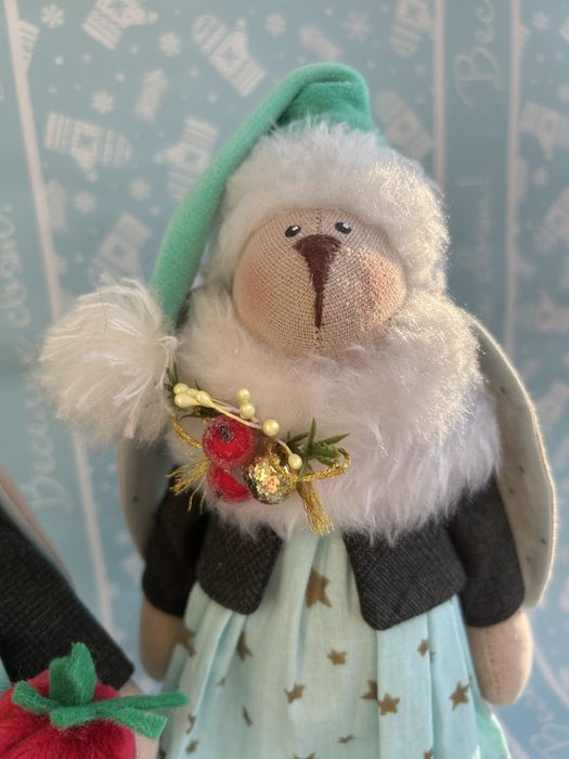 Пара інтер'єрних зайчиків