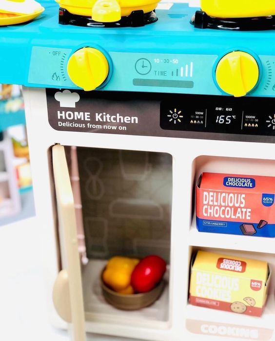 Нова! Дитяча кухня, вода, пар, світло, звук. Накормить в сіх ляльок