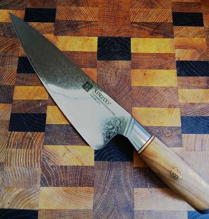 XINZUO 8,5 " шеф-ніж 73 шари дамаської сталі