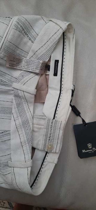 Eleganckie bawełniane spodnie Massimo Dutti r. S