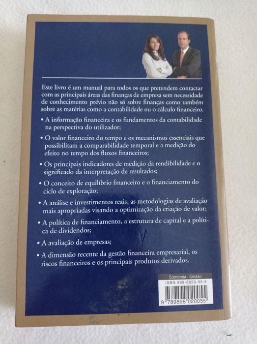 Finanças da empresa - Antonio Gomes Mota, Cláudia Custódio