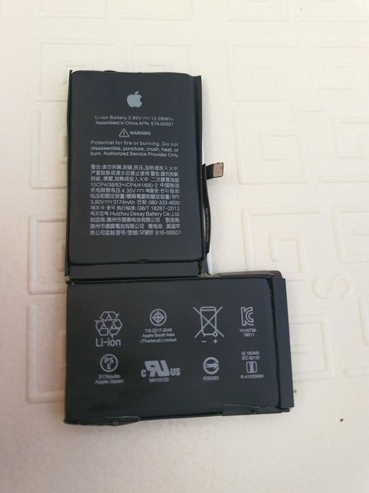 Батарея 100% на айфон 10 xs max