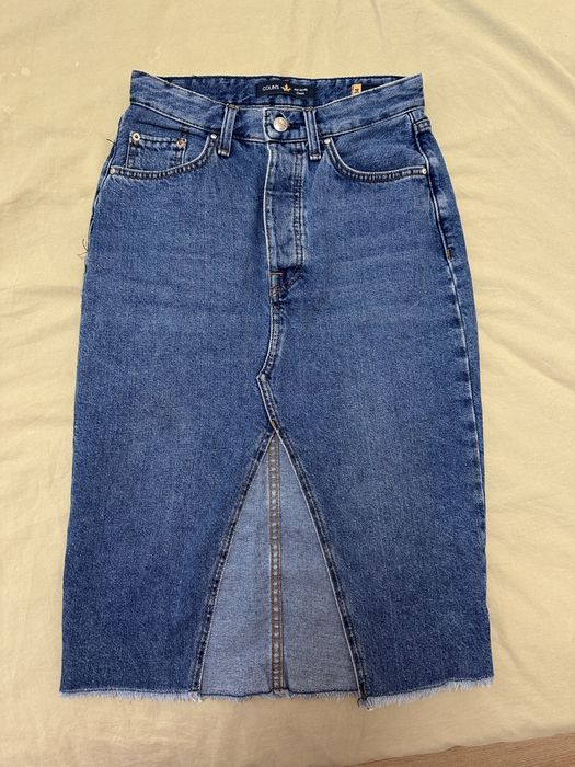 Джинсова спідниця розмір 34