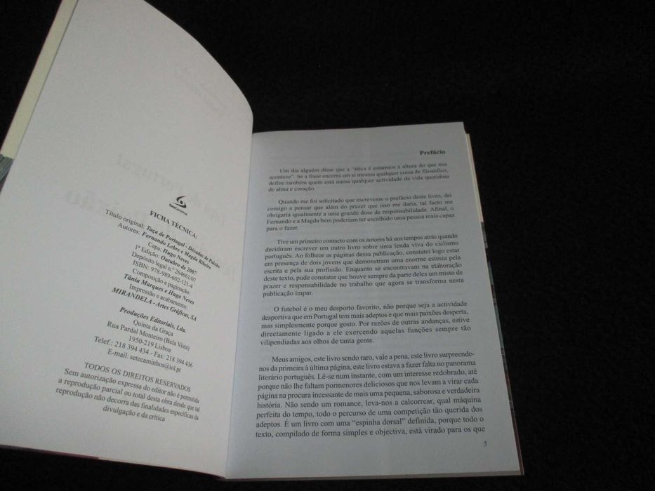 Livro Taça de Portugal Décadas de Paixão