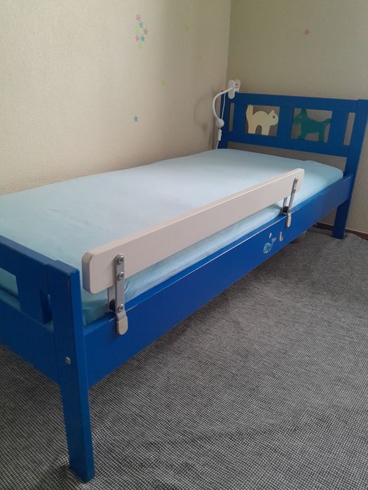 Barra de segurança para cama criança