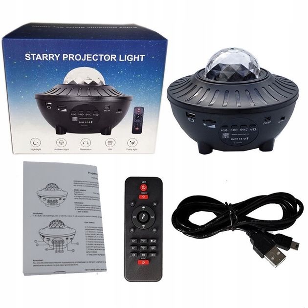 Колонка-+Проєктор зоряного неба нічник