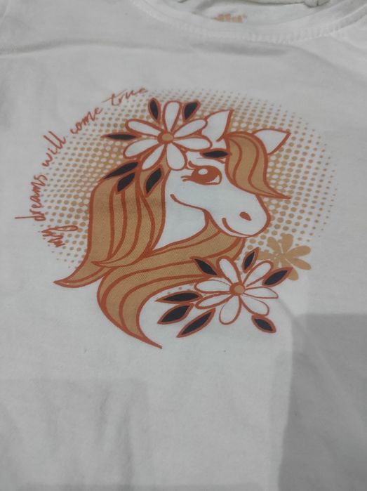 T-shirt dziewczęcy Lupilu