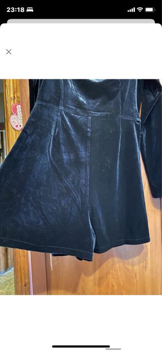 Вечернее платье- комбинезон со стразами