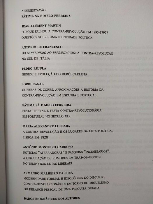 Contra-Revolução, Espírito Público e Opinião no Sul da Europa