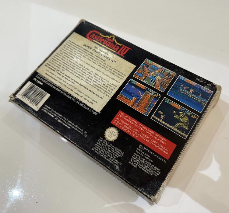 Jogo Super Nintendo / SNES Super Castlevania IV