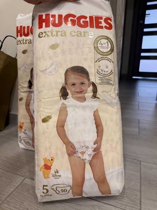 2 упаковки Підгузки Extra Care, розмір 5 (11-25) 50шт