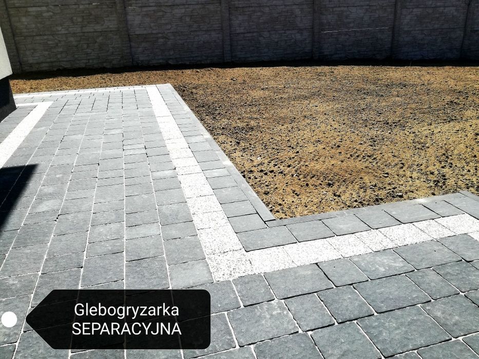 Glebogryzarka SEPARACYJNA Przygotujemy teren pod TRAWNIK