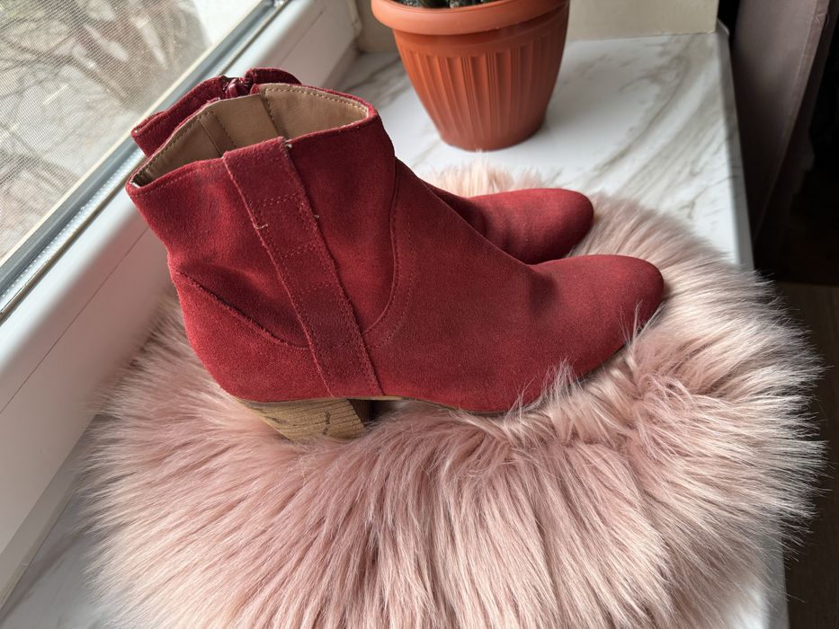 Замшеві козачки NEXT 38 р