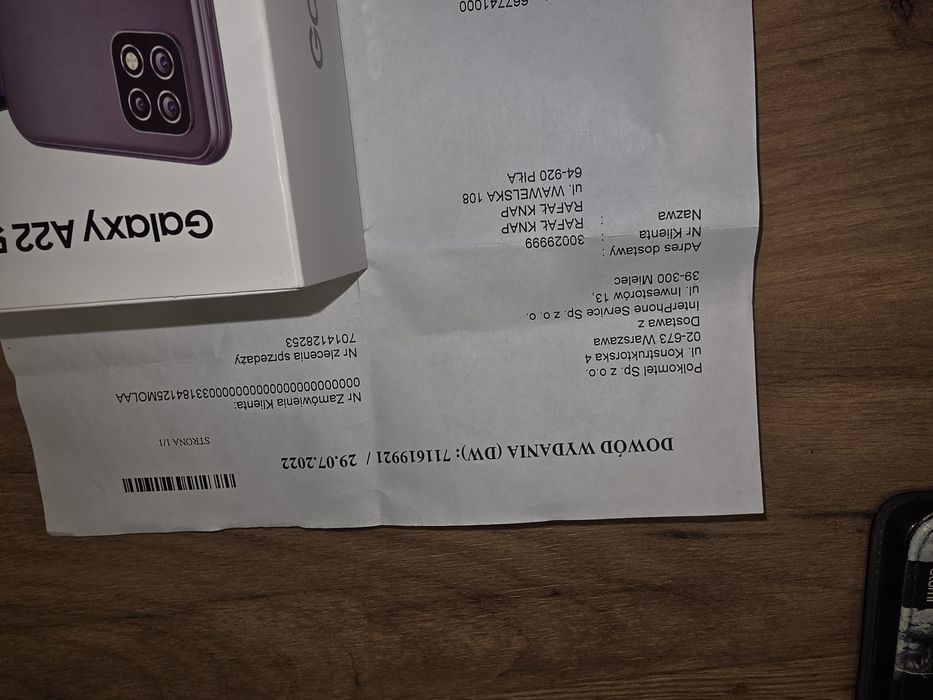 Sprzedam  Samsung A 22 5G