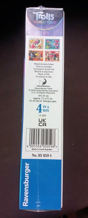 Пазлы детские 4 в 1