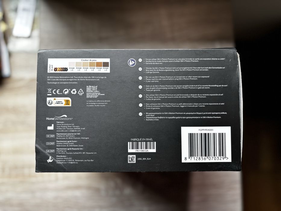 Máquina de Depilação a Laser Silk’n Premium – Como nova