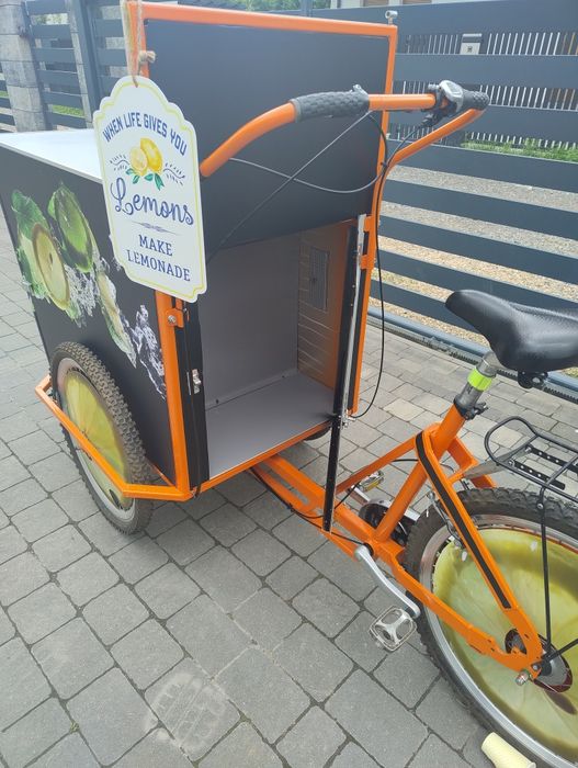 Rower riksza cargo gastronomiczny lemoniady