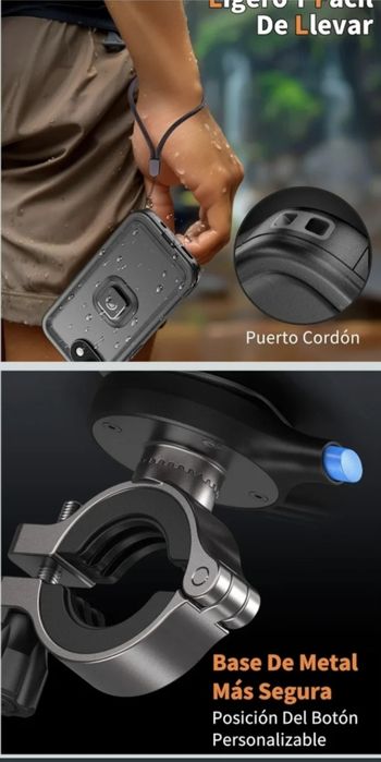 Вологозахистний, тримач чехлом на руль. For iPhone 16