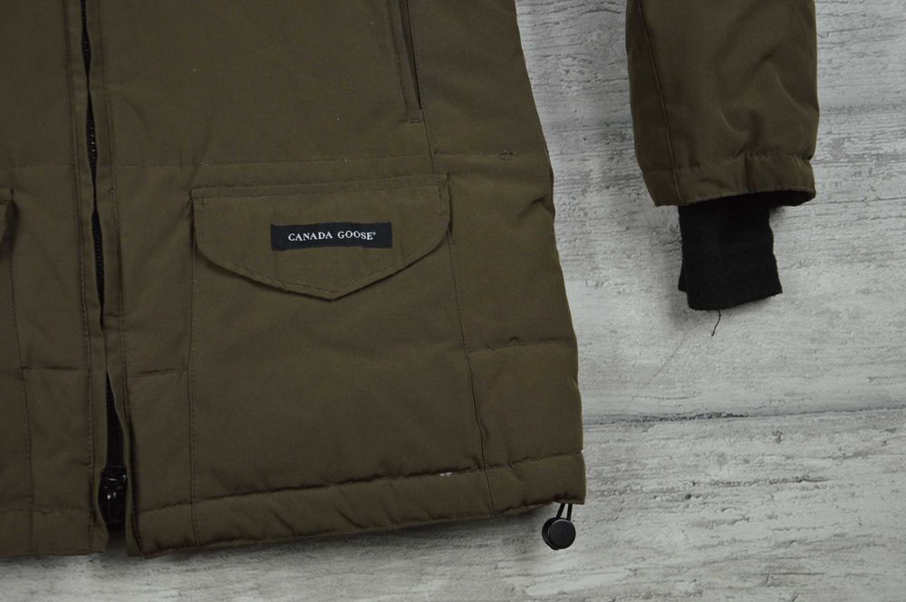Canada Goose damska kurtka puchowa parka z futrem zimowa gruba - S