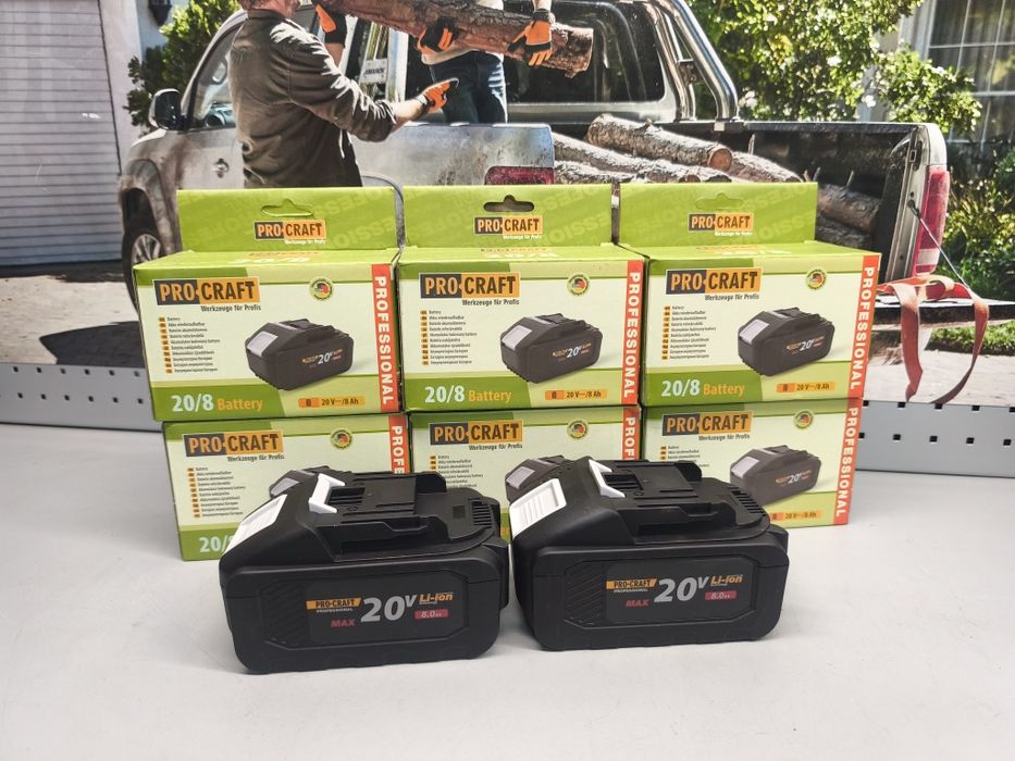 Акумуляторна батарея Procraft Battery20/8 MAX (20В, 8Ач)