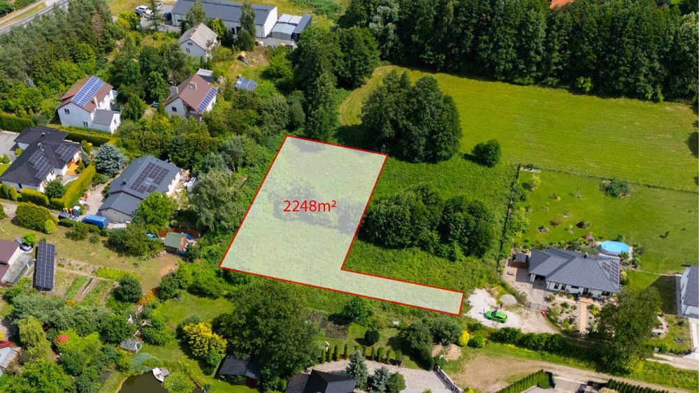Działka budowlana 2248 m² – Stary Toruń