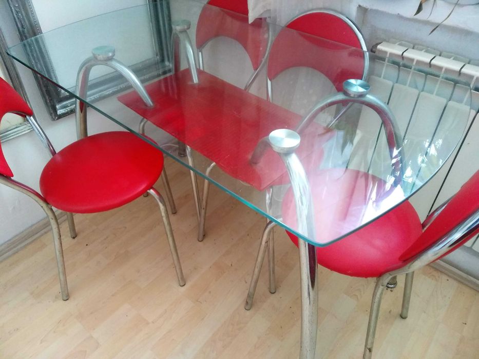 Кухонный гарнитур Стекло Металл Кожа