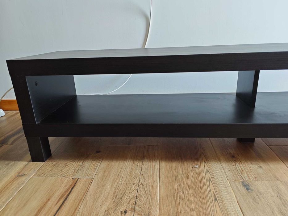 Móvel de TV IKEA LACK Preto / Castanho-Preto