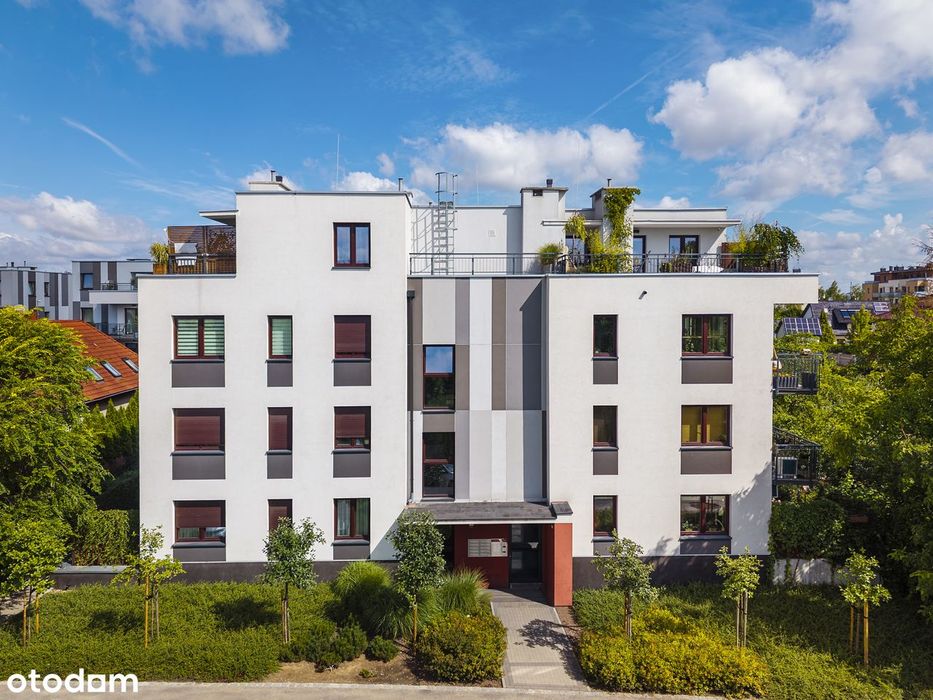 3 pokoje z ogrodem 42 m² | kameralny budynek | Klecina