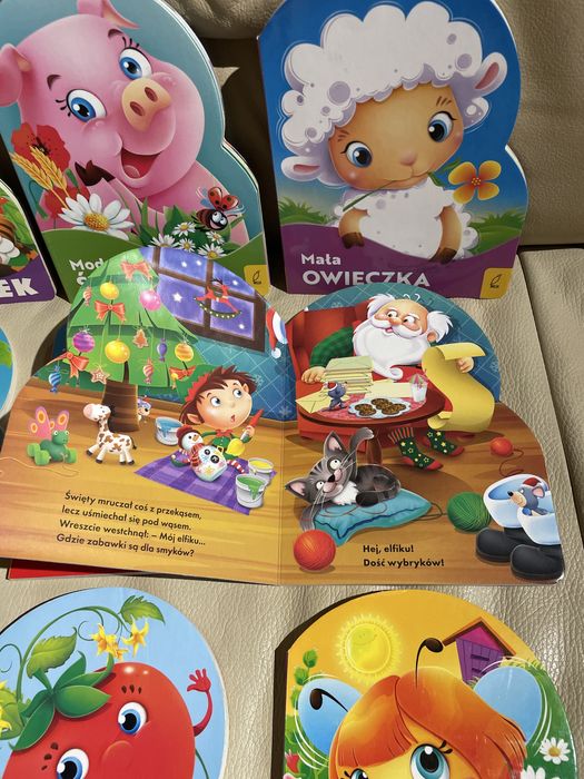 Nowe Książeczki wykrojniki wierszyki Urszula Kozłowska konik bałwanek