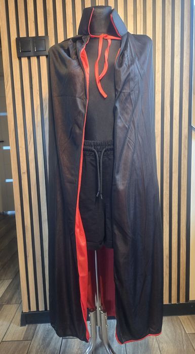 Szybka wysyłka! Peleryna wampir dracula r. 120 dł. 110cm halloween