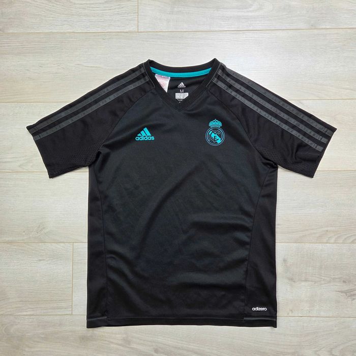 Adidas Real Madryt Czarna Koszulka Piłkarska Jersey 152 cm