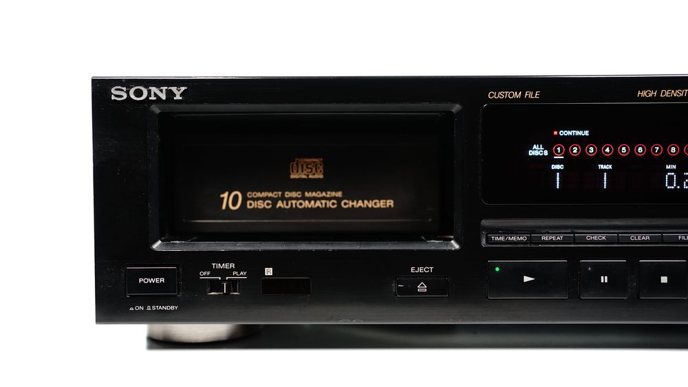 Zmieniarka na 10 CD SONY CDP-C910 DAC 16 BIT