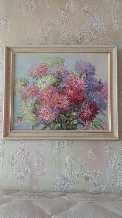 Картина маслом квіткова