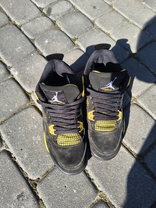 Buty Jordan Air czarno żółte