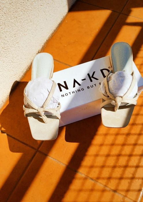 Nowe / klapki /NA-KD / oldmonay / vintage / summer/