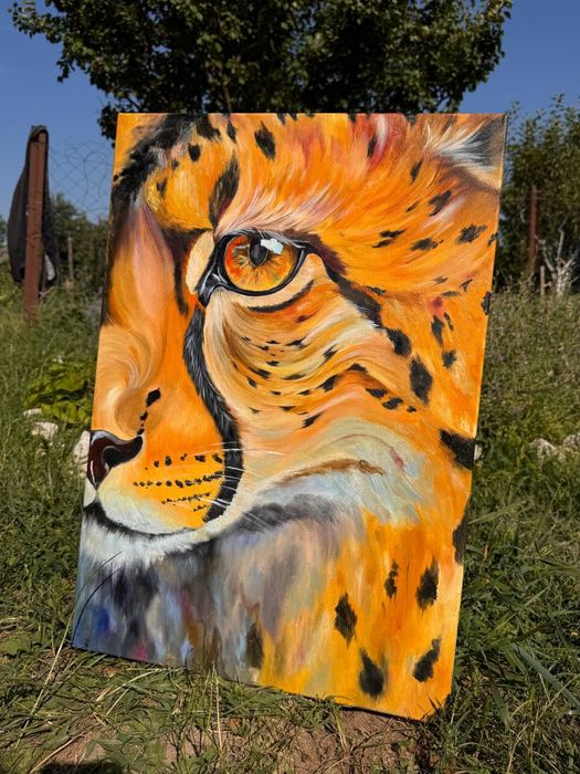 Картина інтерʼєрна Гепард « Погляд Гепарда»