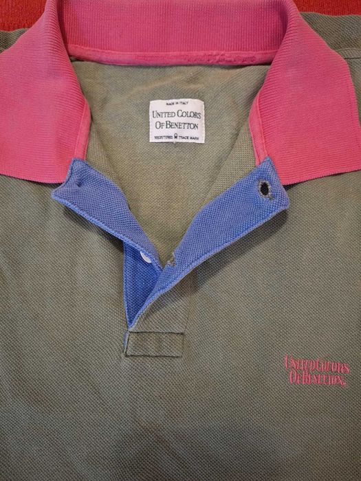 Benetton - pólo original de manga curta - tamanho "M"