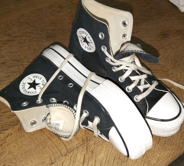 All Star Plataforma Preto