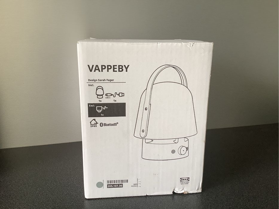 Coluna/candeeiro bluetooth VAPPEBY